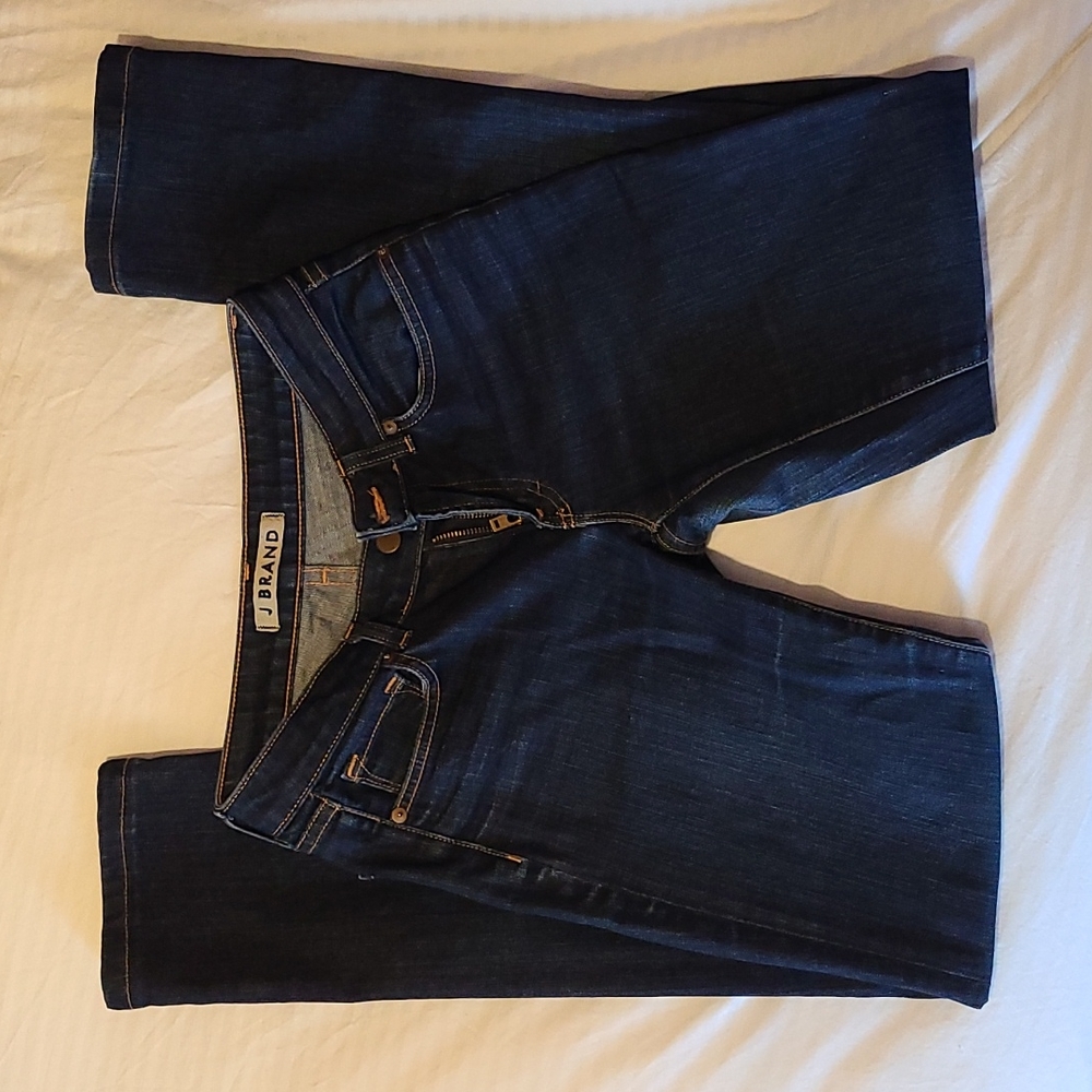 J Brand Jeans size 27 dark denim blue Scarlett Cigarette